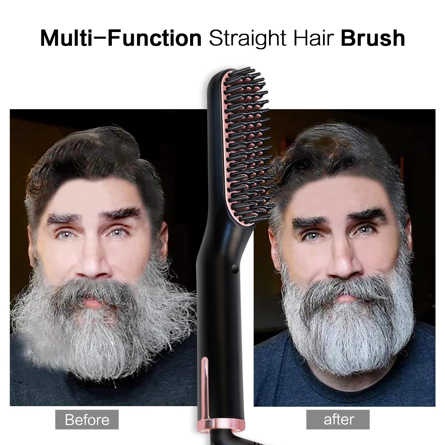 UKLISS Hot Comb Beard & Hair Straightener – Ionic