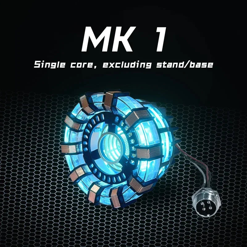 Metal Stark MK1 Alloy USB LED Lamp - Voice Control, PVD Surface, Tony Stark Has a Heart