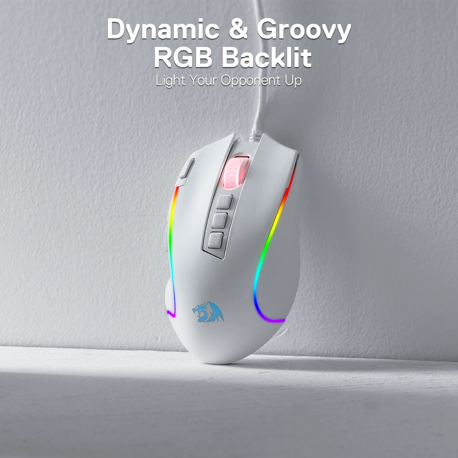 Redragon M612 Predator RGB Gaming Mouse – 8000 DPI