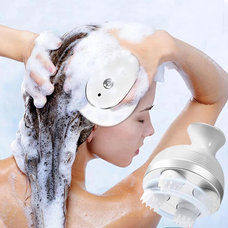 Wireless Waterproof Scalp & Pet Massager – Rechargeable