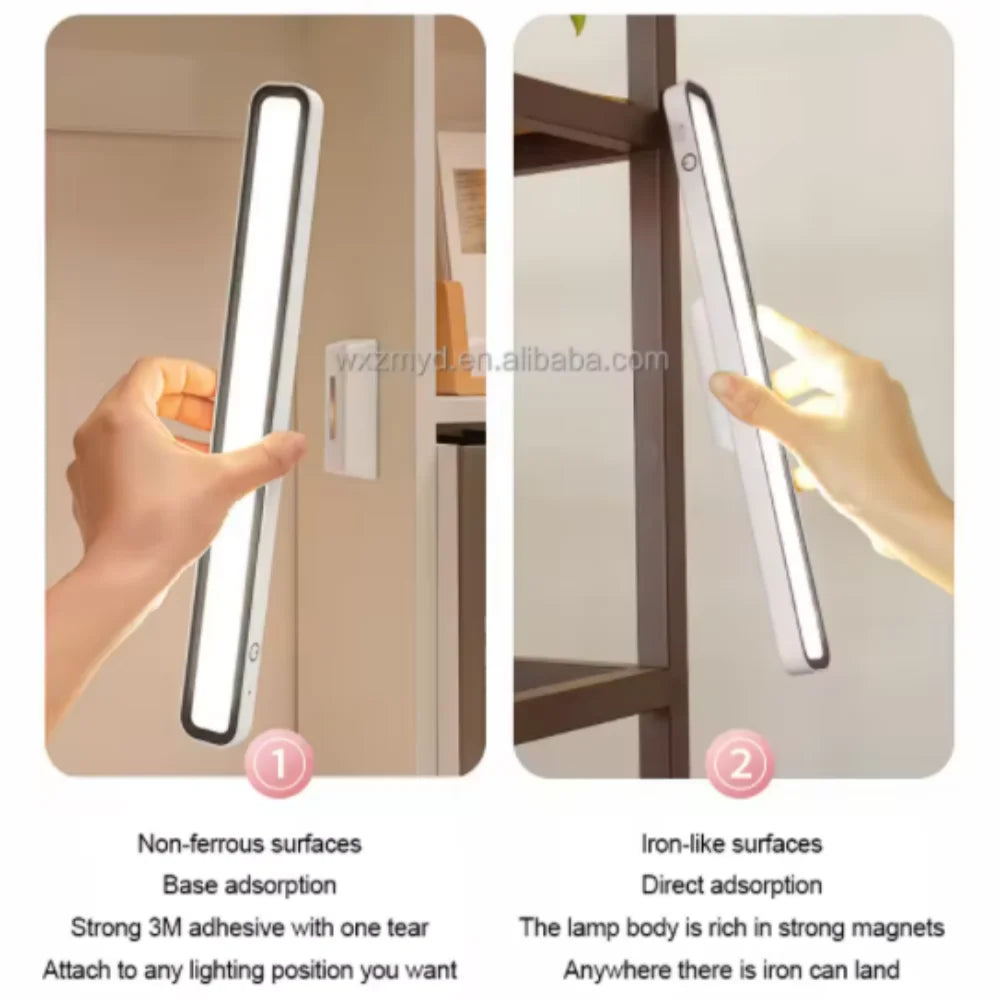 LED Magnetic Desk & Book Light – USB Rechargeable