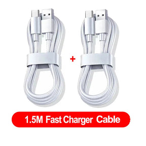 A 2-pack of the 1.5-meter NNBILI USB-C fast charger cables.