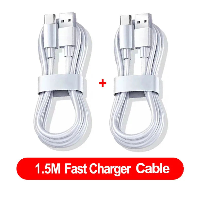 A 2-pack of the 1.5-meter NNBILI USB-C fast charger cables.