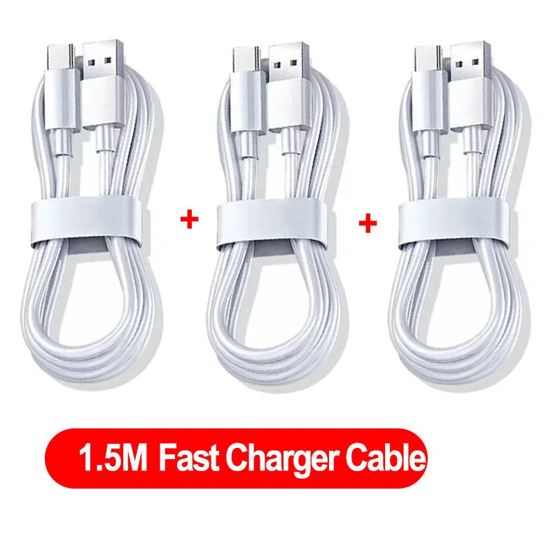 A 3-pack of the 1.5-meter NNBILI USB-C fast charger cables.