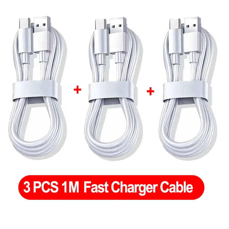 A 3-pack of the 1-meter NNBILI USB-C fast charger cables.