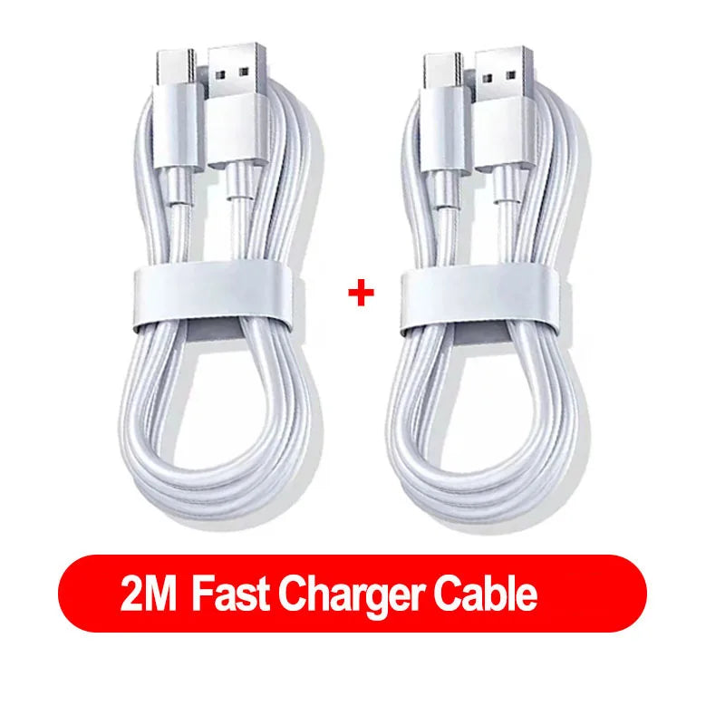 A 2-pack of the 2-meter NNBILI USB-C fast charger cables.