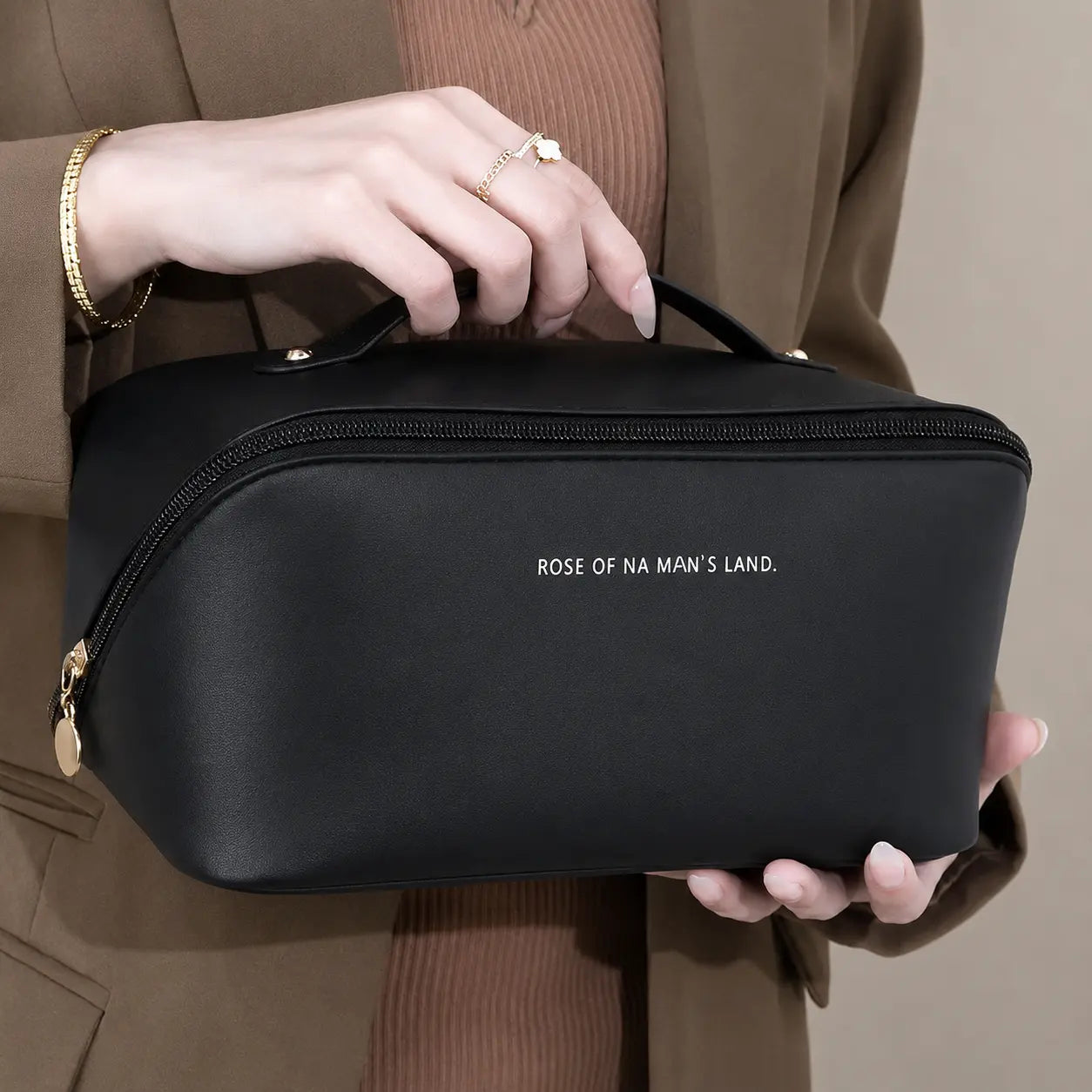 PU Leather Makeup Bag