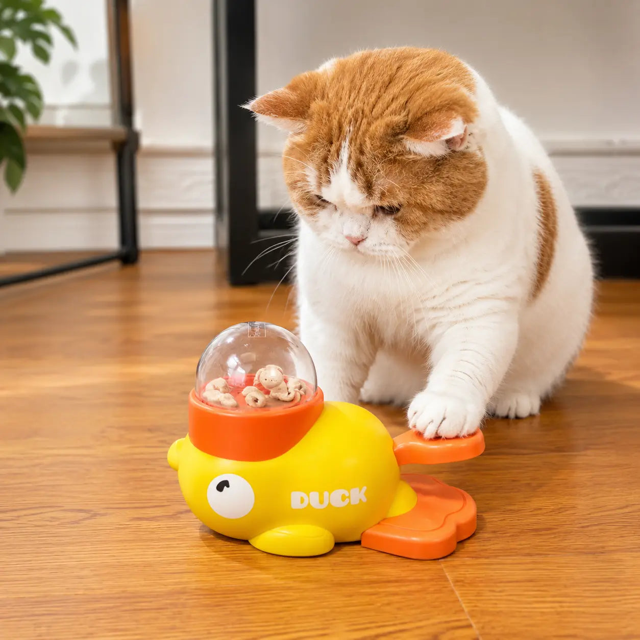 Interactive Duck Treat Feeder Toy