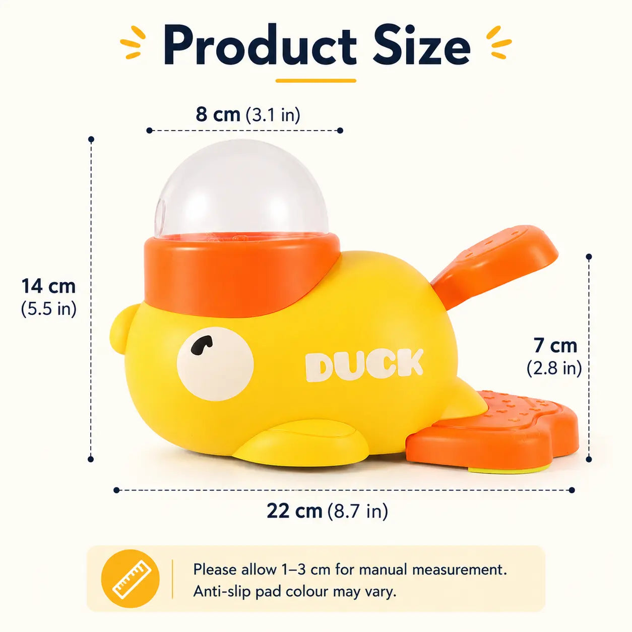 Interactive Duck Treat Feeder Toy