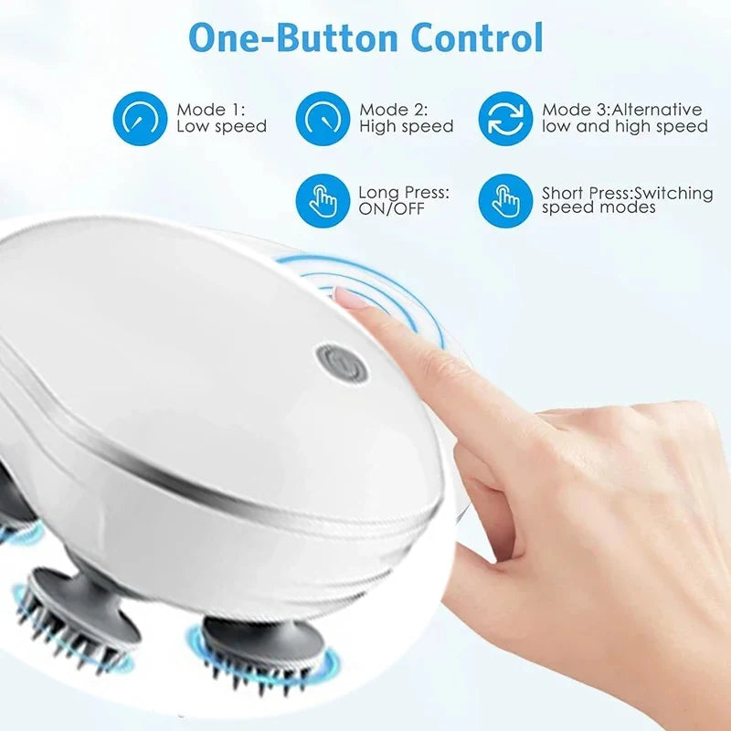 Electric Scalp Massager for Deep Relaxation
