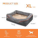 Orthopaedic Dog Bed with Bolsters – Washable & Waterproof Base