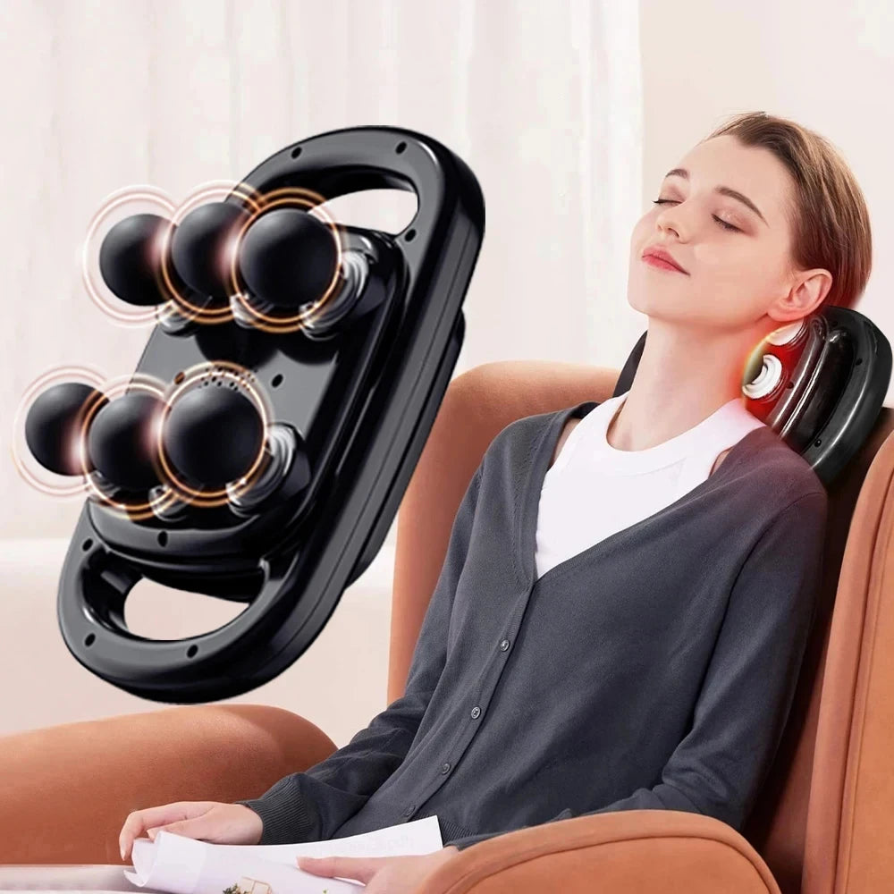 HOMEFISH 6-Head Massage Gun – Deep Muscle Recovery
