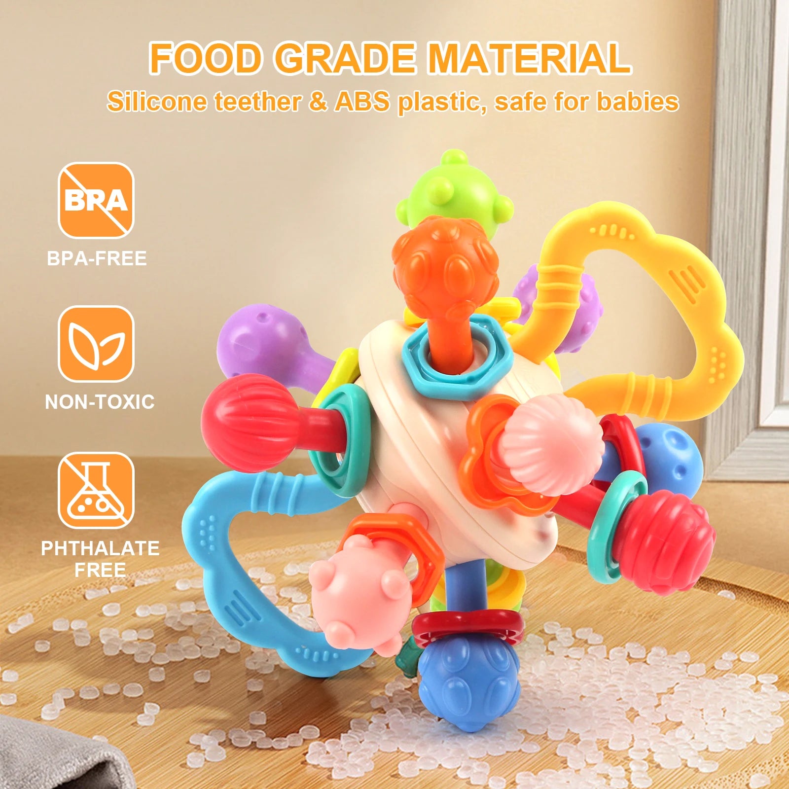 Silicone Baby Teether Ball