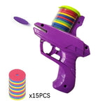 Kids EVA Flying Disc Launcher Toy