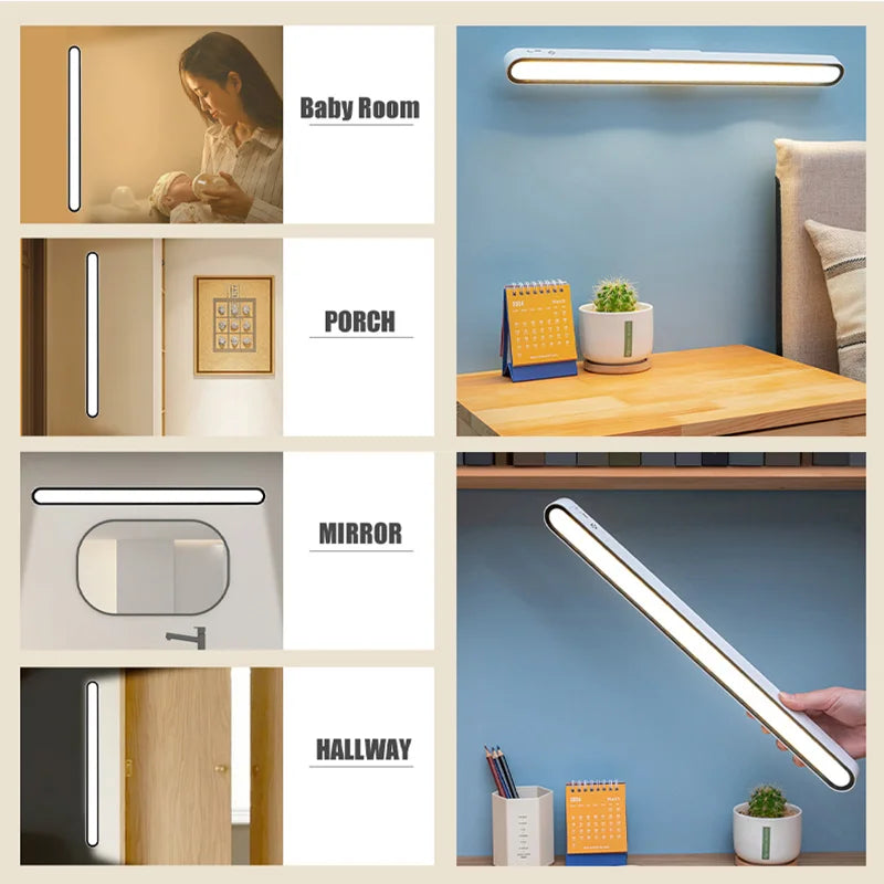 Magnetic USB Rechargeable LED Desk Light