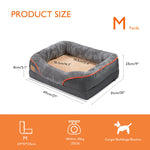 Orthopaedic Dog Bed with Bolsters – Washable & Waterproof Base