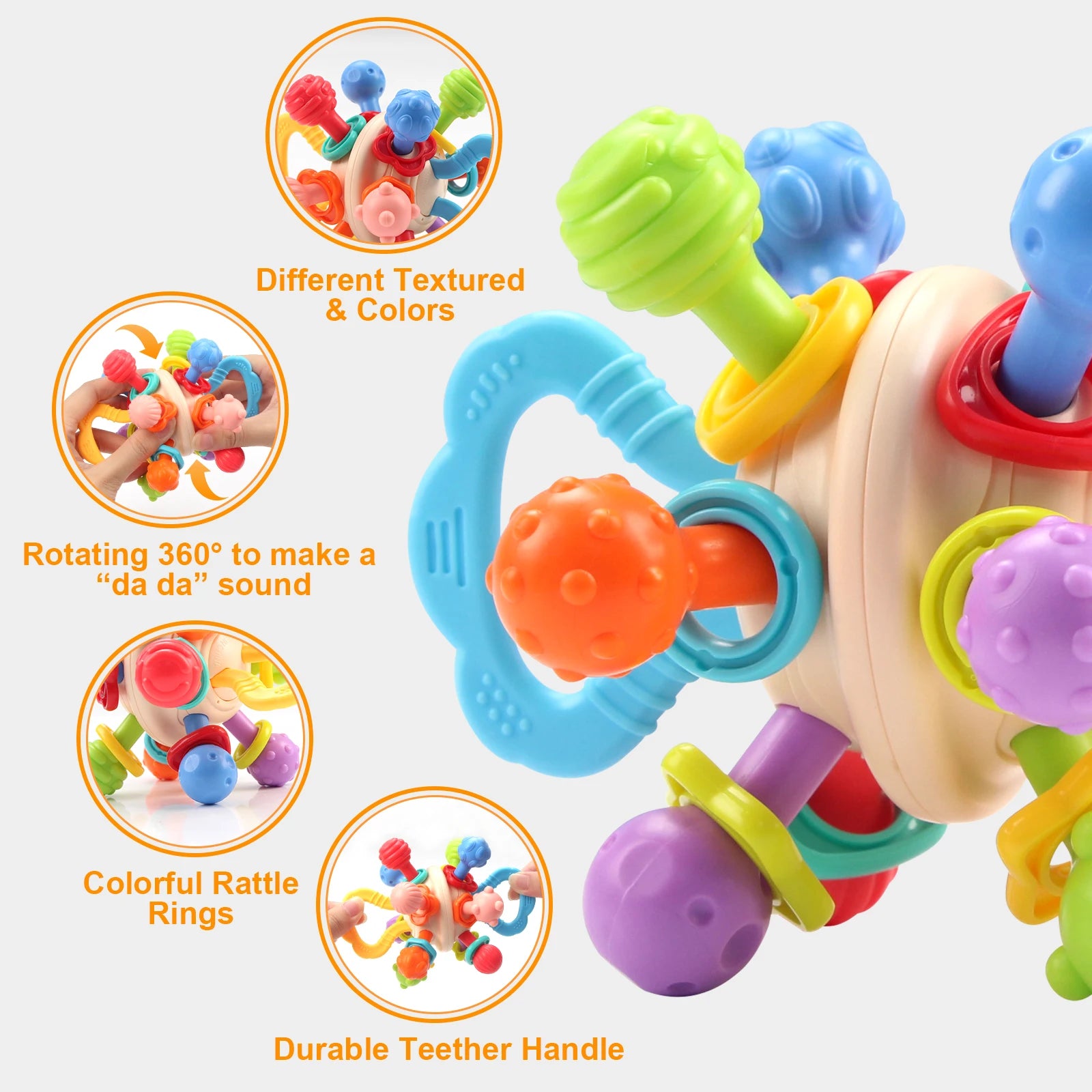 Silicone Baby Teether Ball