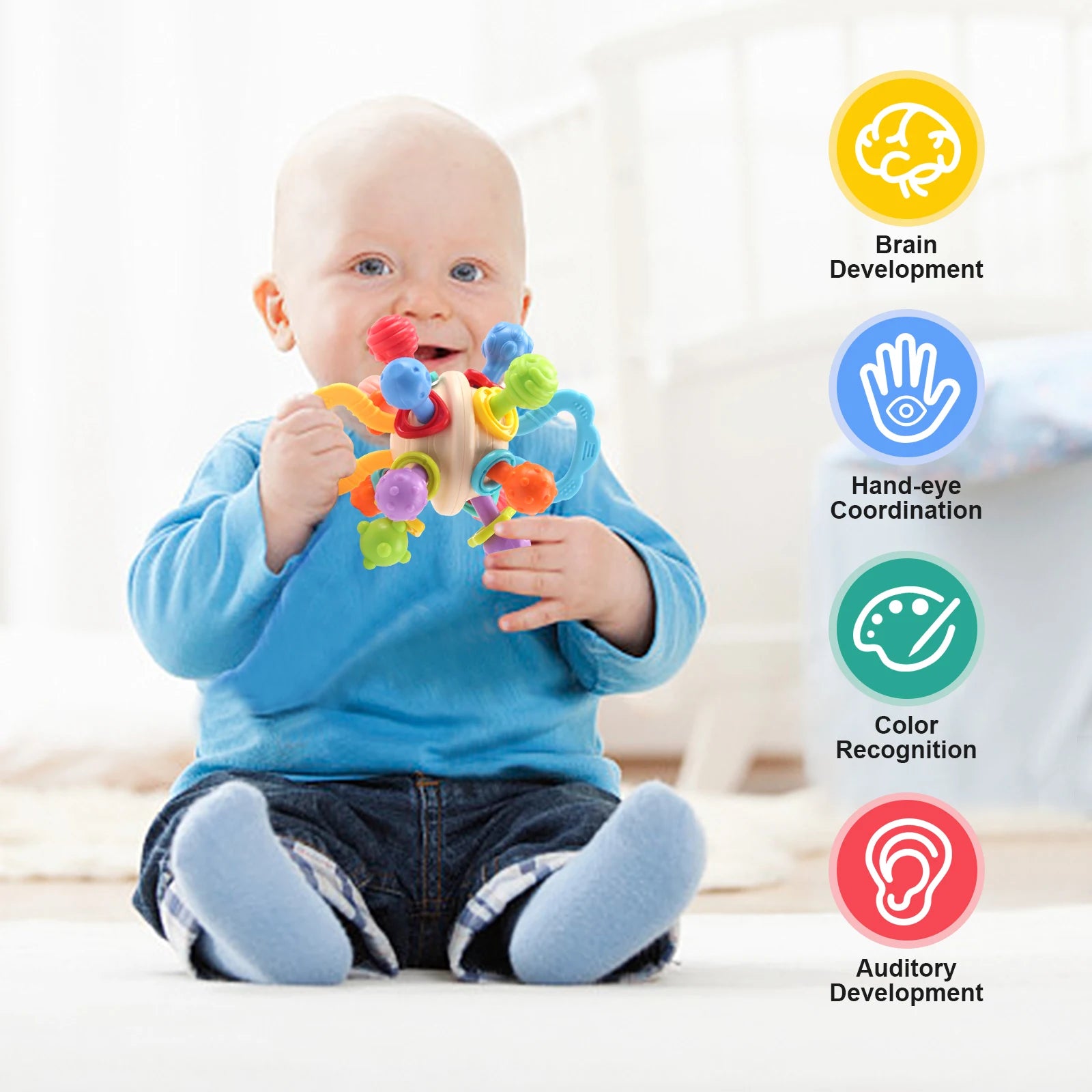 Silicone Baby Teether Ball