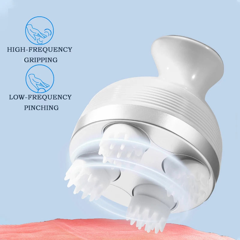 Wireless Waterproof Scalp & Pet Massager – Rechargeable