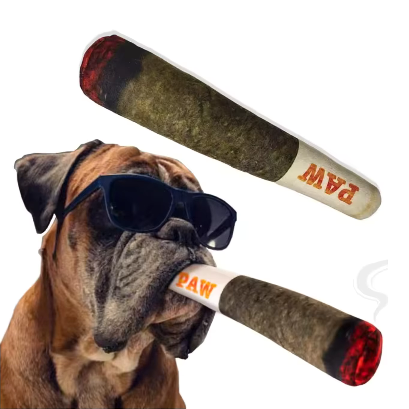 Dog Cigar Squeaky Toy