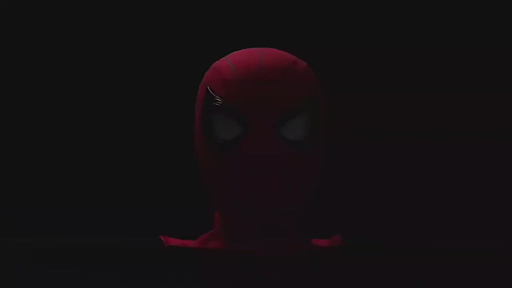A demonstration video of the HeroPlay Spiderman mask showing how the remote control ring is used to make the mask's eyes blink and change expression electronically.